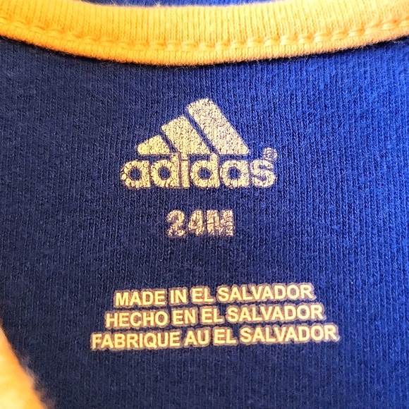 Adidas Winnipeg Blue Bombers onesie/bodysuit - Picture 2 of 3